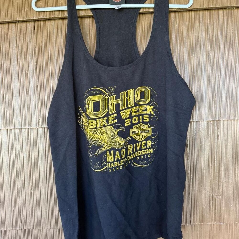 Harley Davidson Men's Black Tank Top